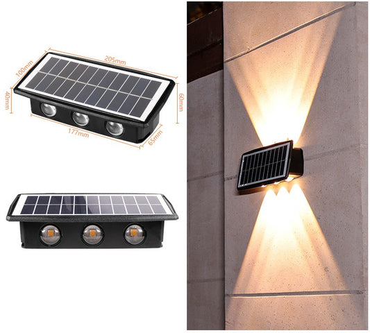 Buy Solar Outdoor Light with 18650 Battery & Color LED Mode