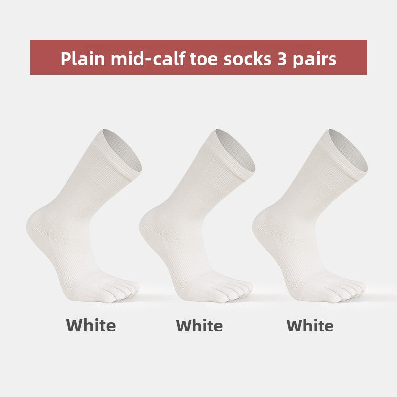 Women's Merino Wool Five-Toe Sports Socks Warm Daily Wear
