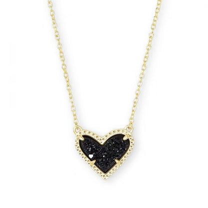 Buy Girls & Women Cubic Zirconia Heart Necklace Chic & Sparkling
