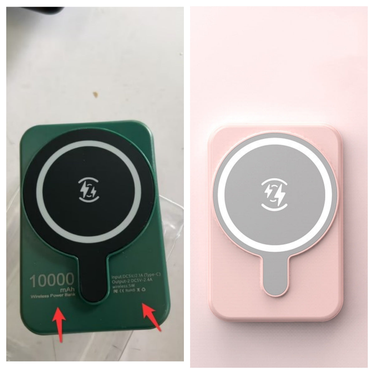 Buy Portable 5000mAh Magnetic Wireless Power Bank Fast Charging