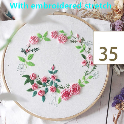 Handmade DIY Embroidery Kit Complete Craft Set for Beginners