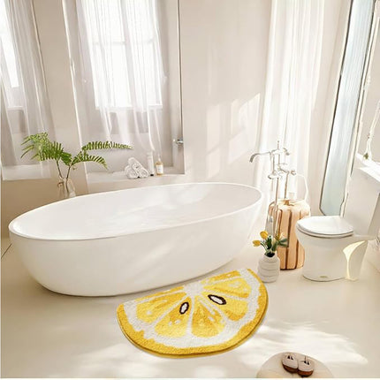 Buy Lemon Fruit Bath Mats for Stylish Bathroom Decor