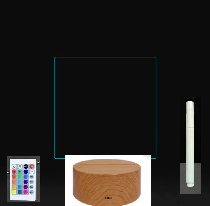 3D Acrylic Handwriting LED Message Board for Creative Decor