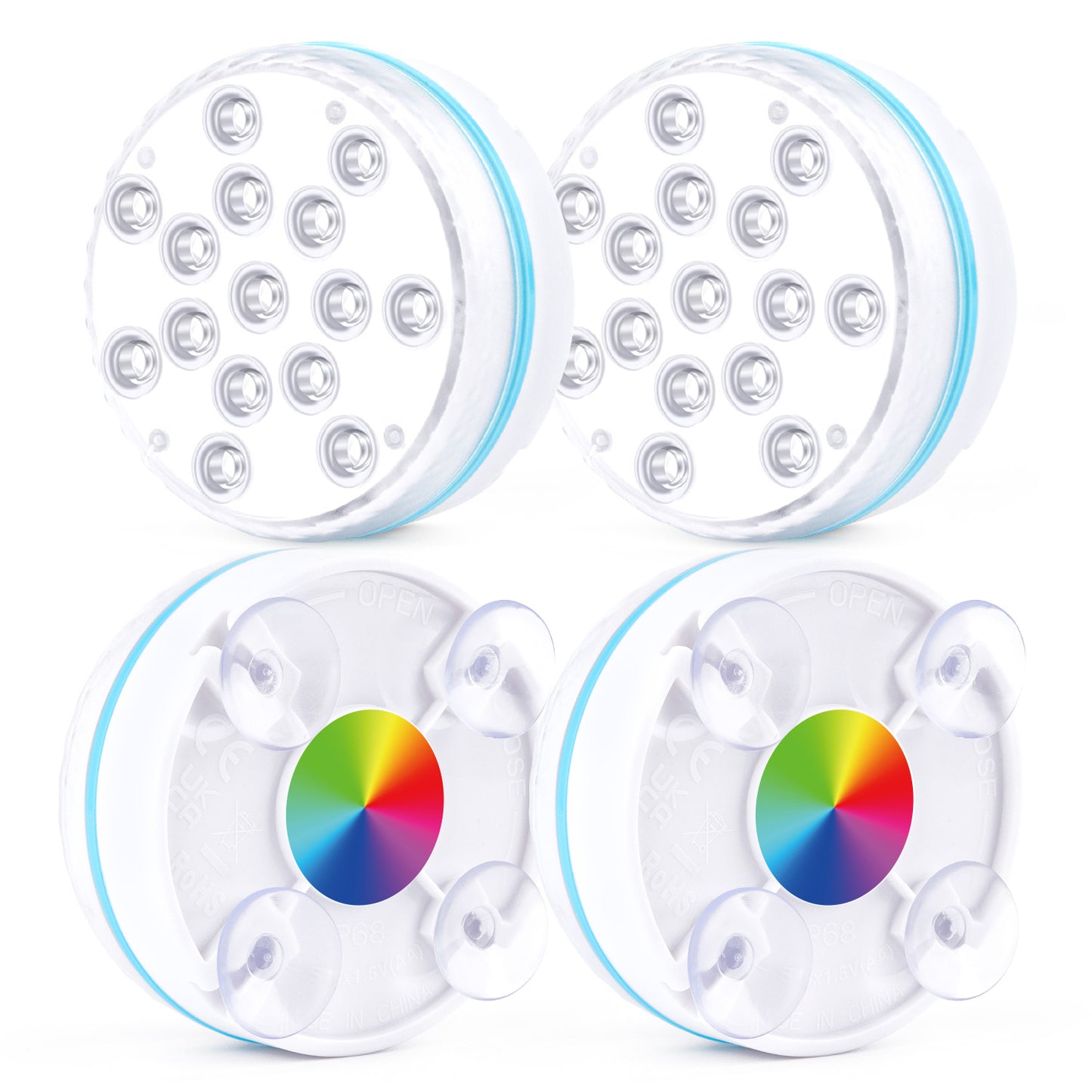 Buy 13 LED Submersible Light – Suction Cup & RF Remote Control
