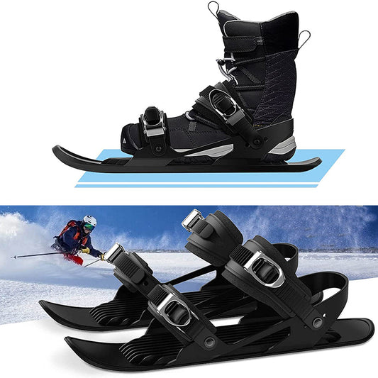 Buy Mini Ski Skates Portable Short Skiboard Adjustable Shoes