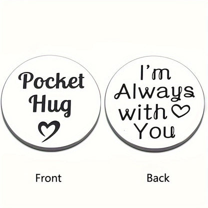 Decision coin double-sided lettering