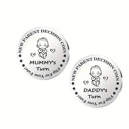 Decision Coin Keychain