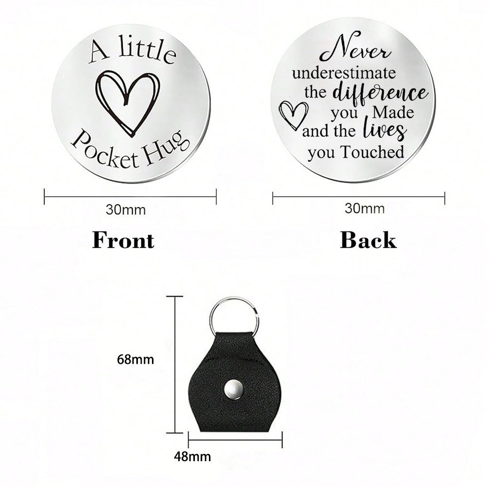 Decision Coin Keychain