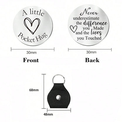 Decision Coin Keychain