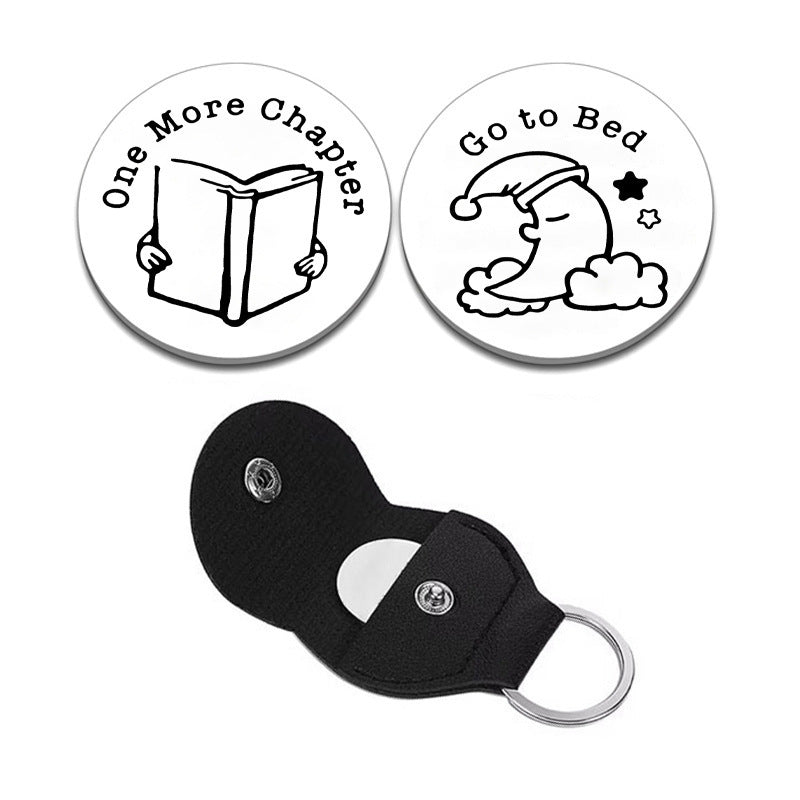 Decision Coin Keychain