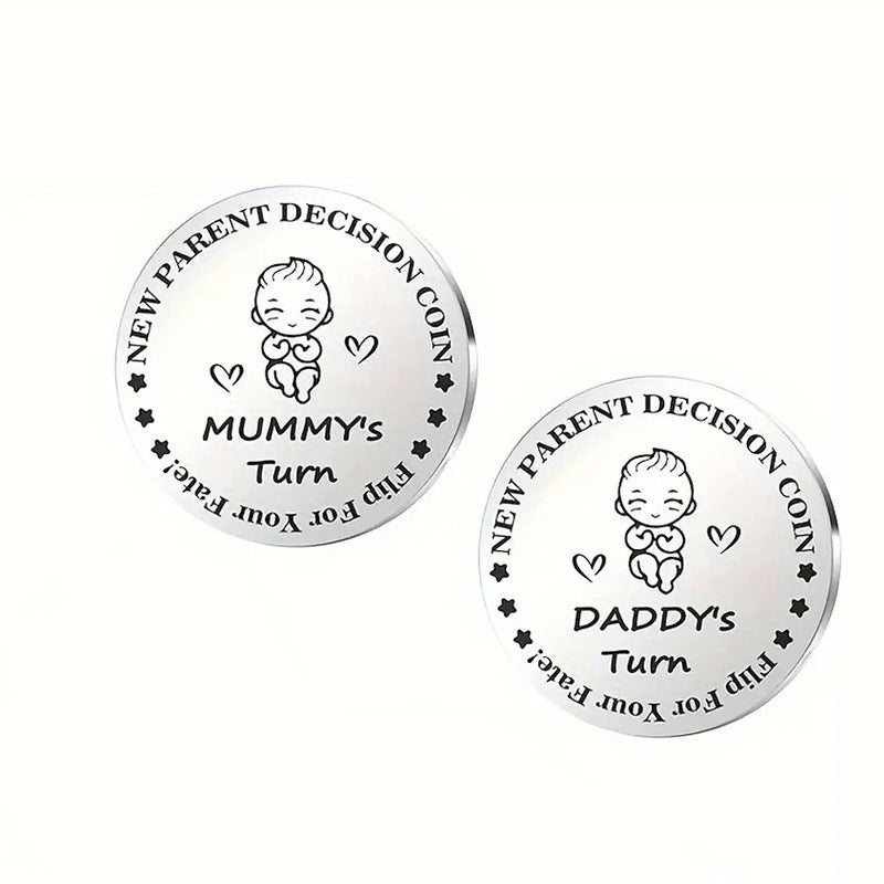 Decision Coin Keychain