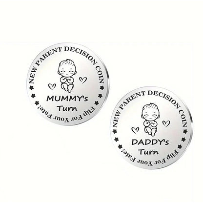 Decision Coin Keychain