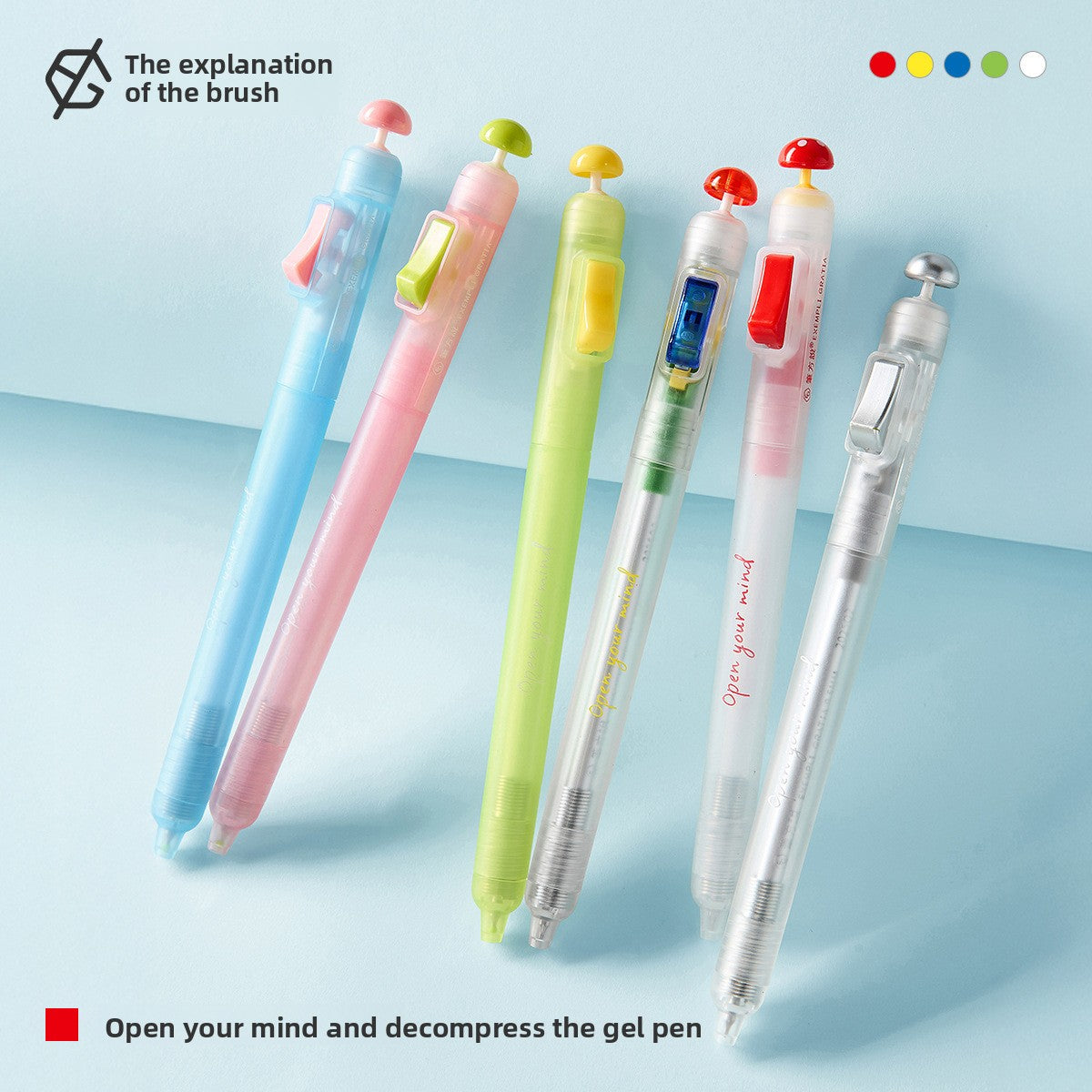 Decompression gel pen