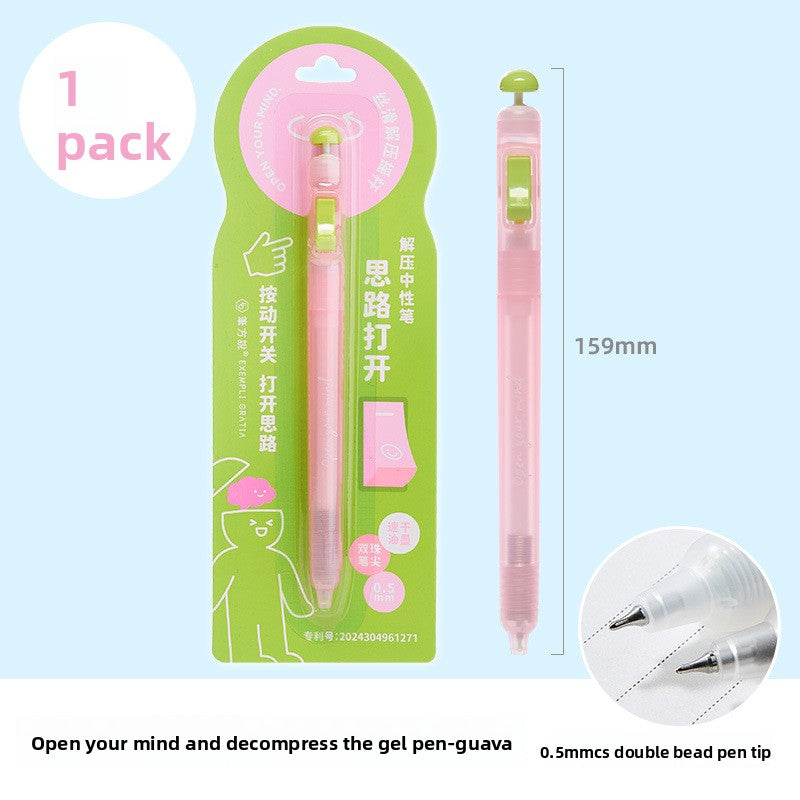 Decompression gel pen