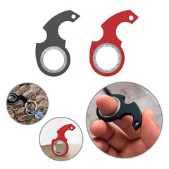 Black rotating keychain