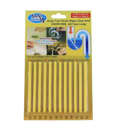 Decontamination cleaning stick