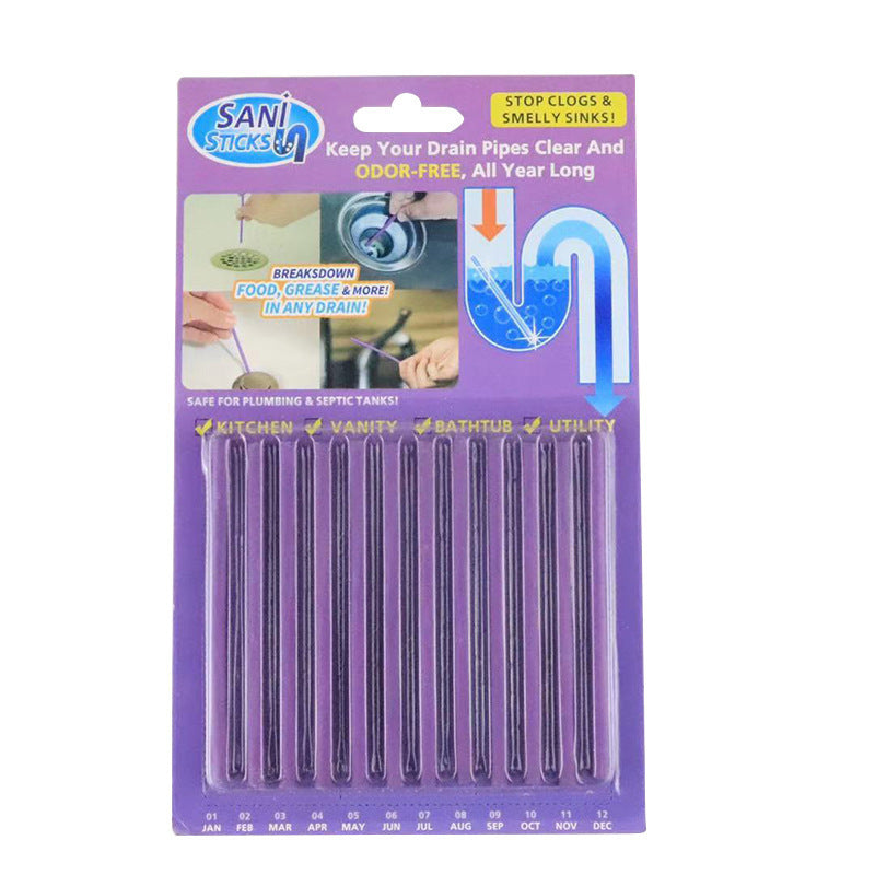 Decontamination cleaning stick