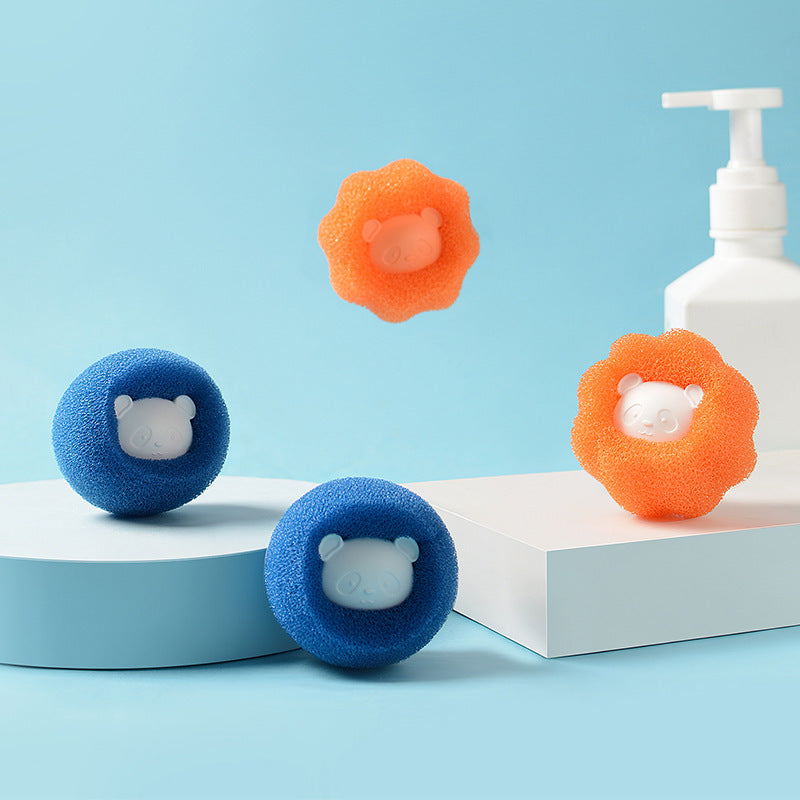 Decontamination laundry balls