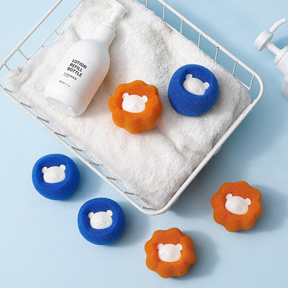Decontamination laundry balls