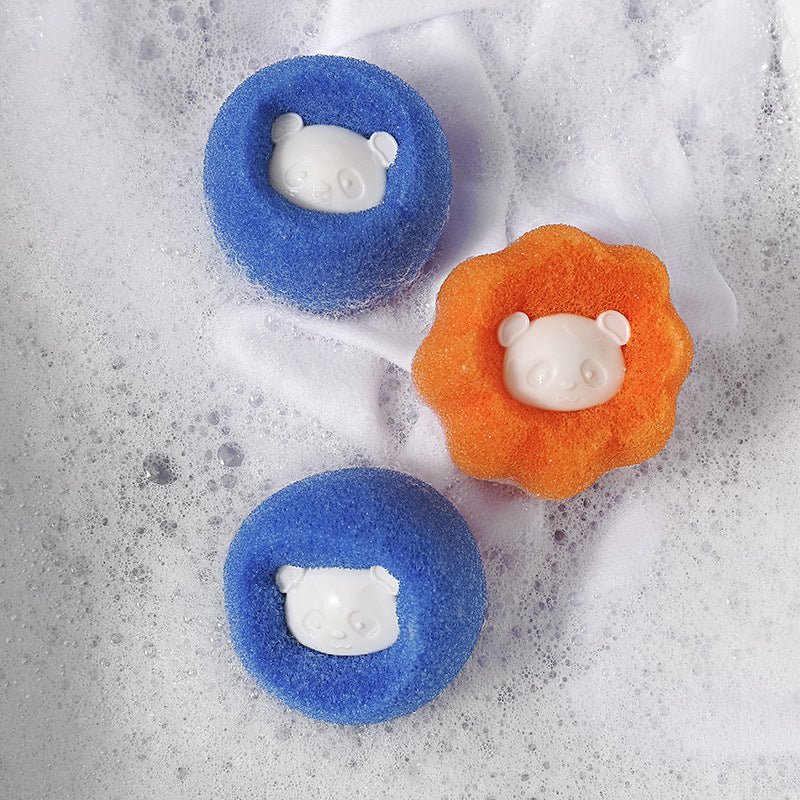Decontamination laundry balls
