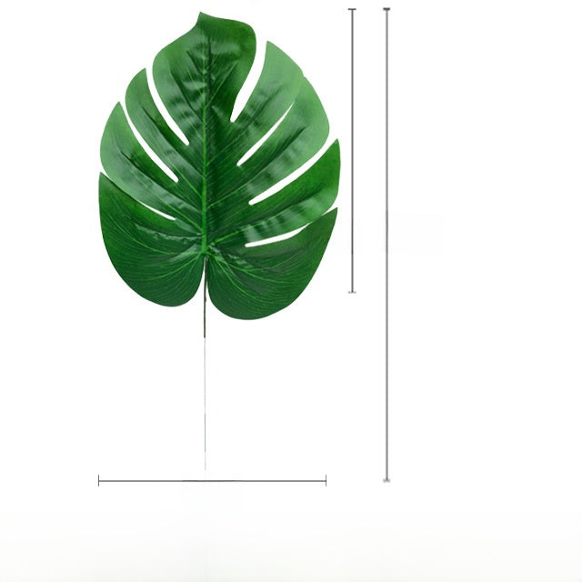 Decorative Artificial Leaves with Rod for Party and Home