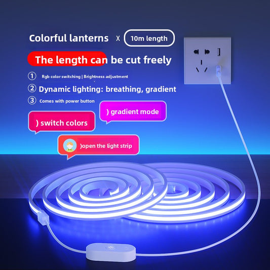 Decorative atmosphere electric desktop lamp