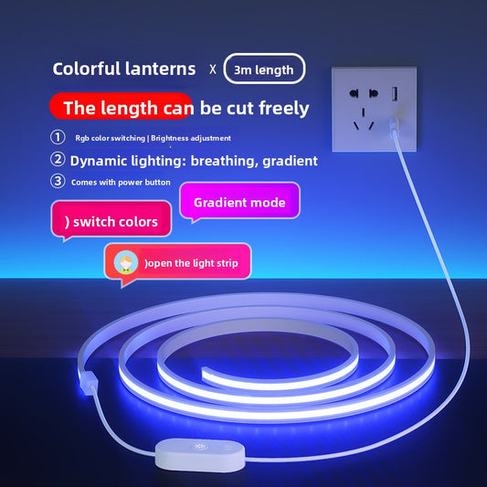 Decorative atmosphere electric desktop lamp