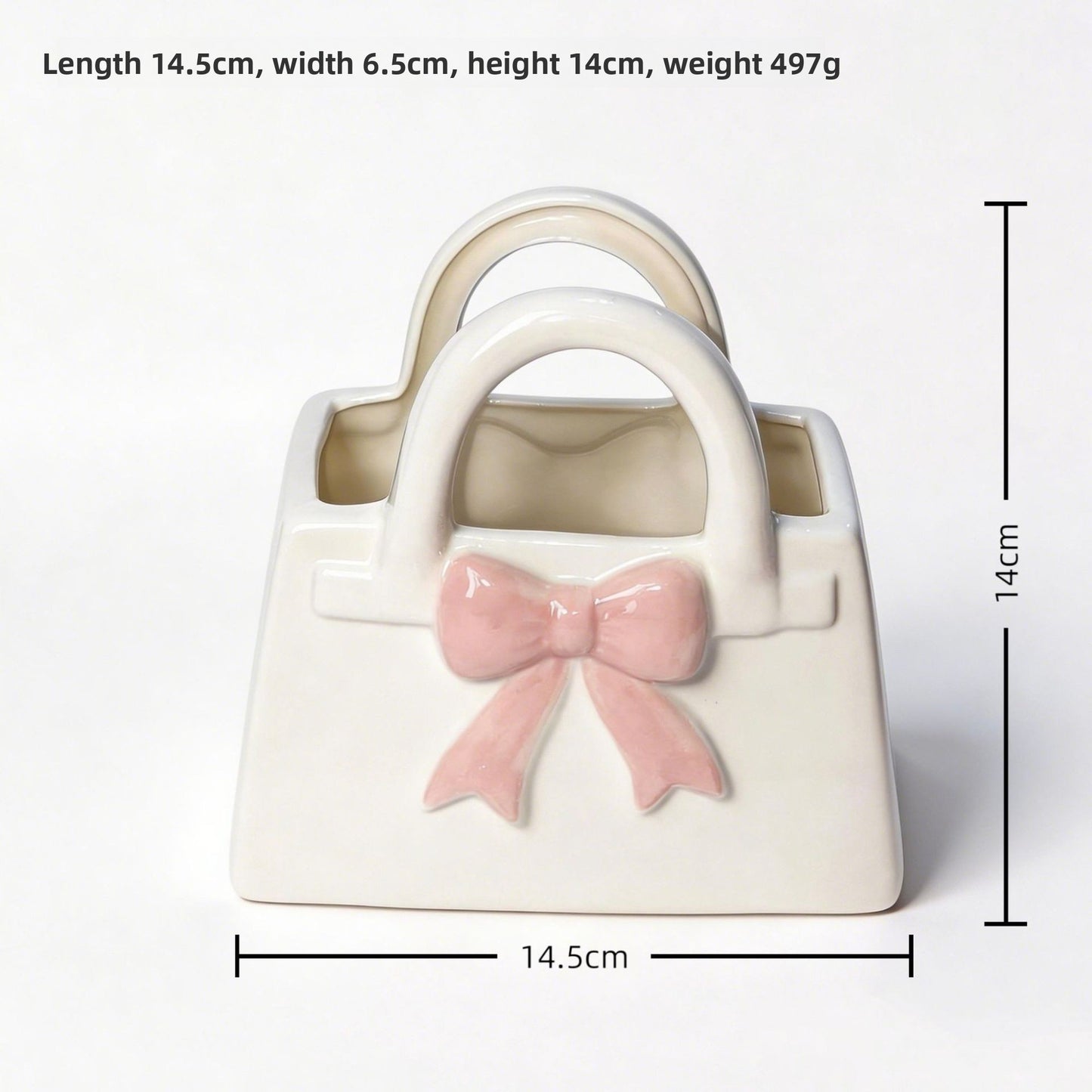 Decorative Butterfly Knot Ceramic Vase
