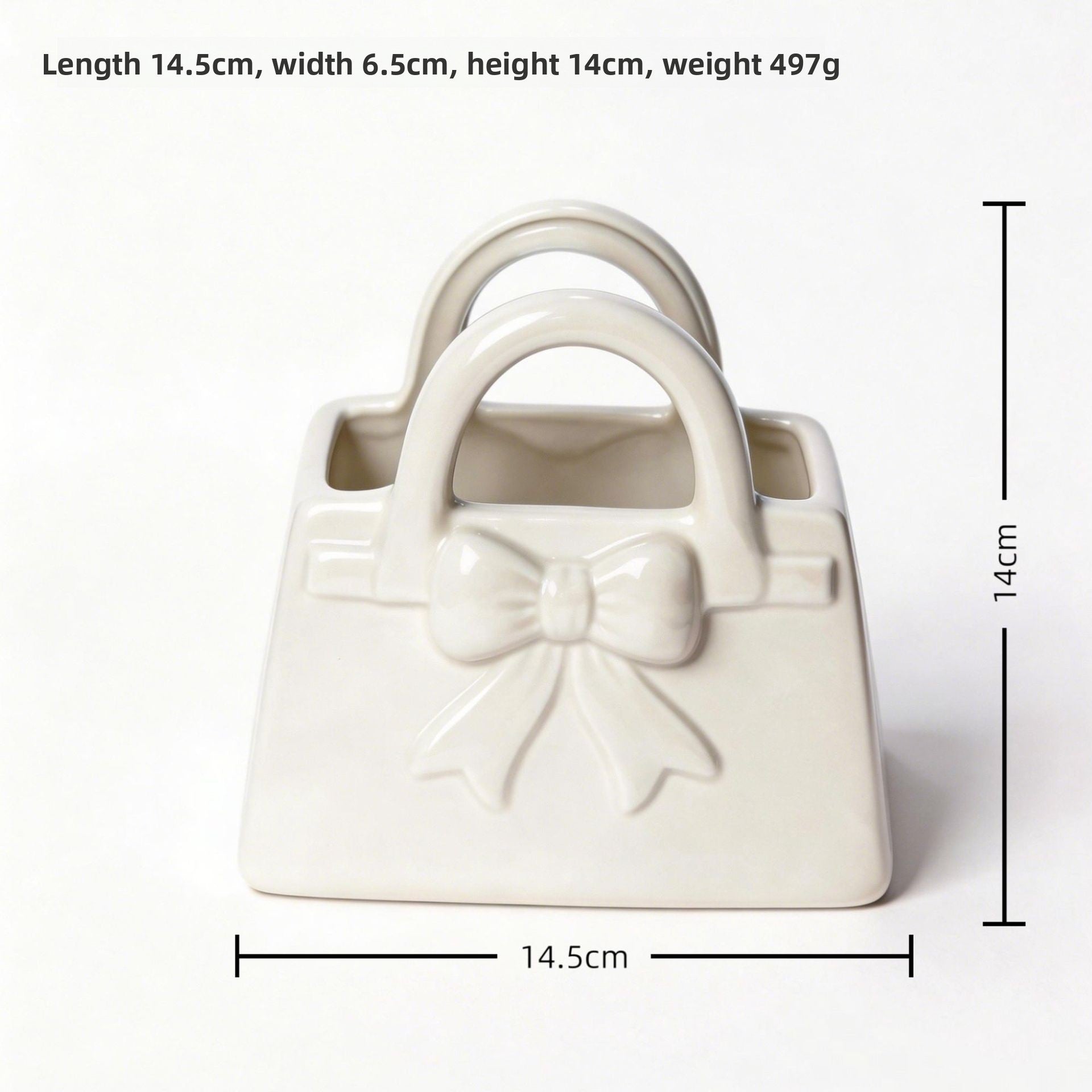 Decorative Butterfly Knot Ceramic Vase