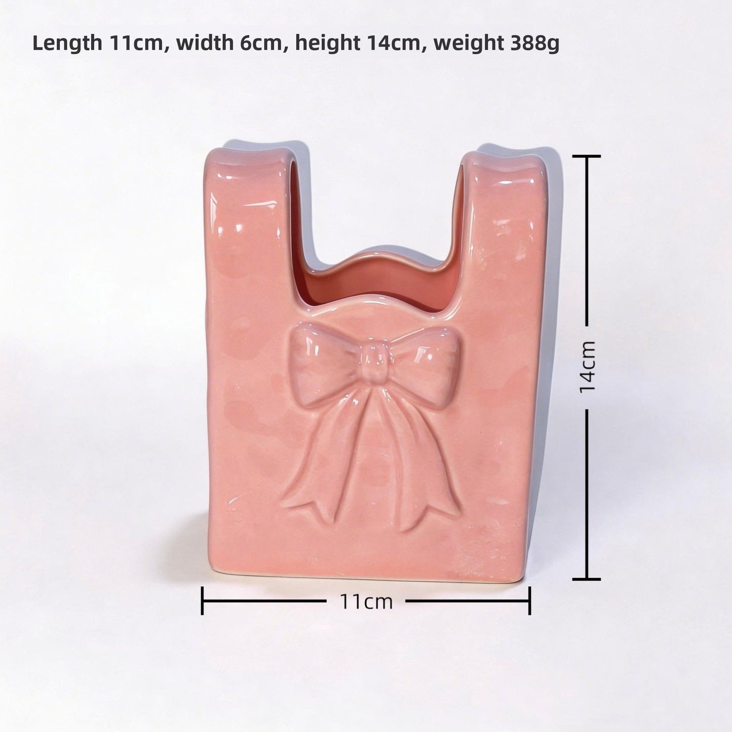 Decorative Butterfly Knot Ceramic Vase