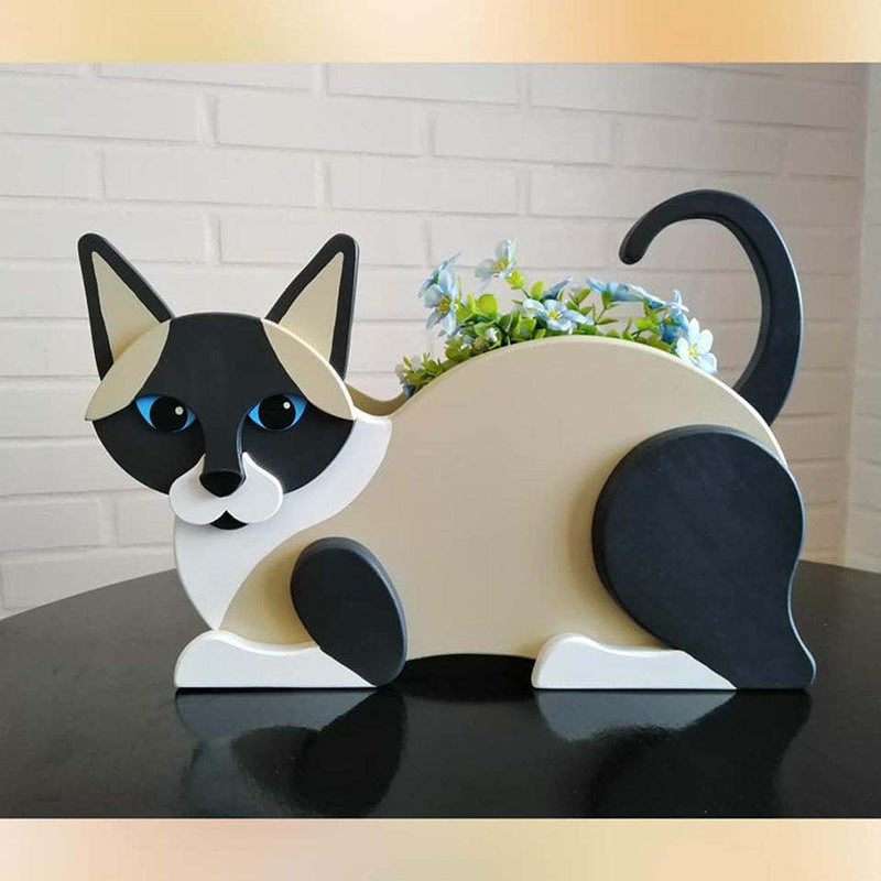 Decorative Cat Shaped Planter
