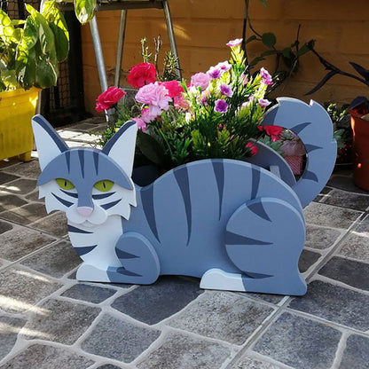 Decorative Cat Shaped Planter