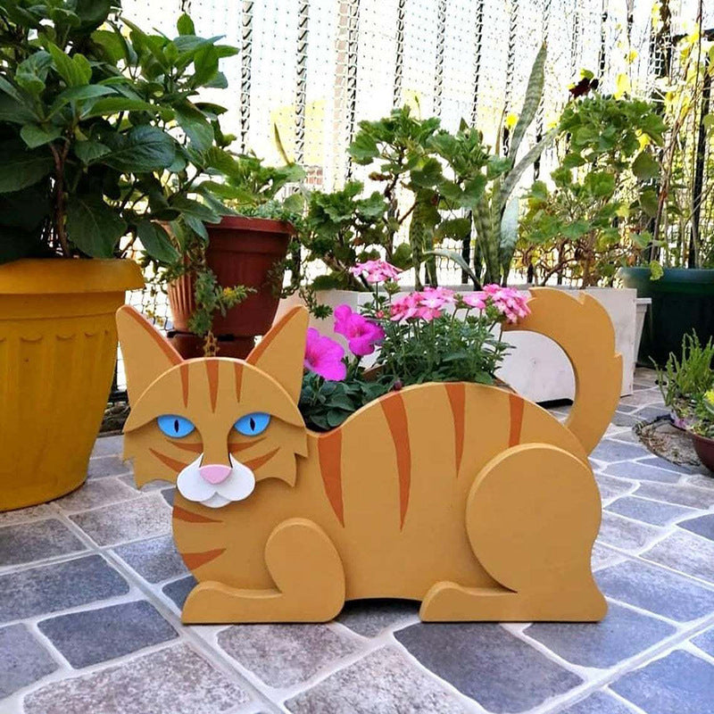 Decorative Cat Shaped Planter
