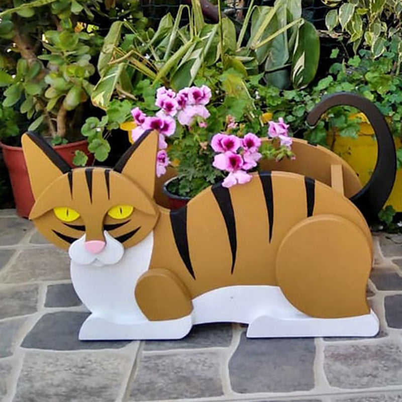 Decorative Cat Shaped Planter