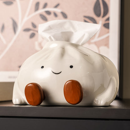 Decorative Ceramic Tissue Holder