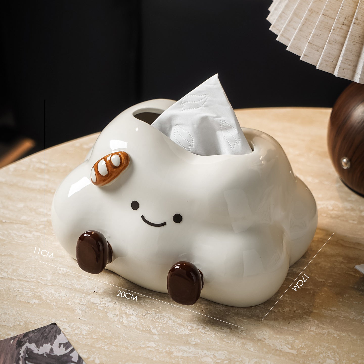 Decorative Ceramic Tissue Holder