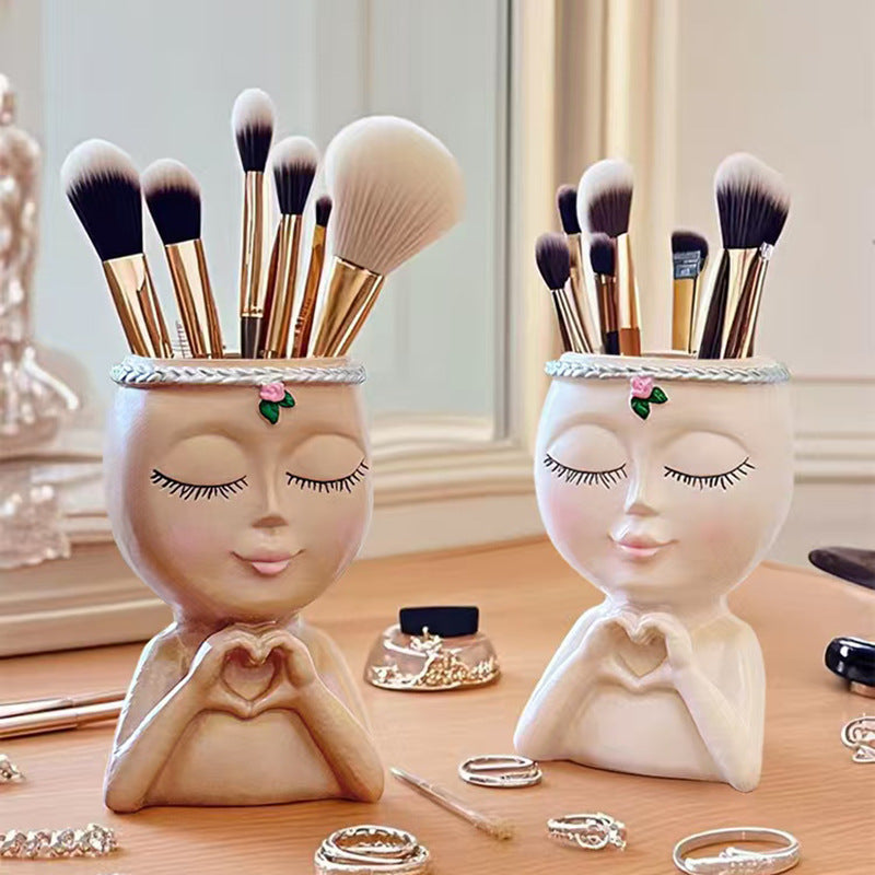 Decorative Desktop Pen Holder