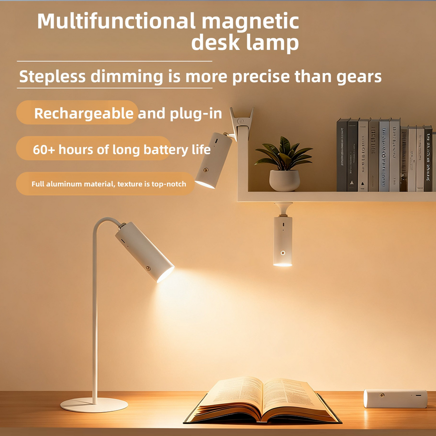 Decorative Desktop Table Lamp with Ambient Lighting