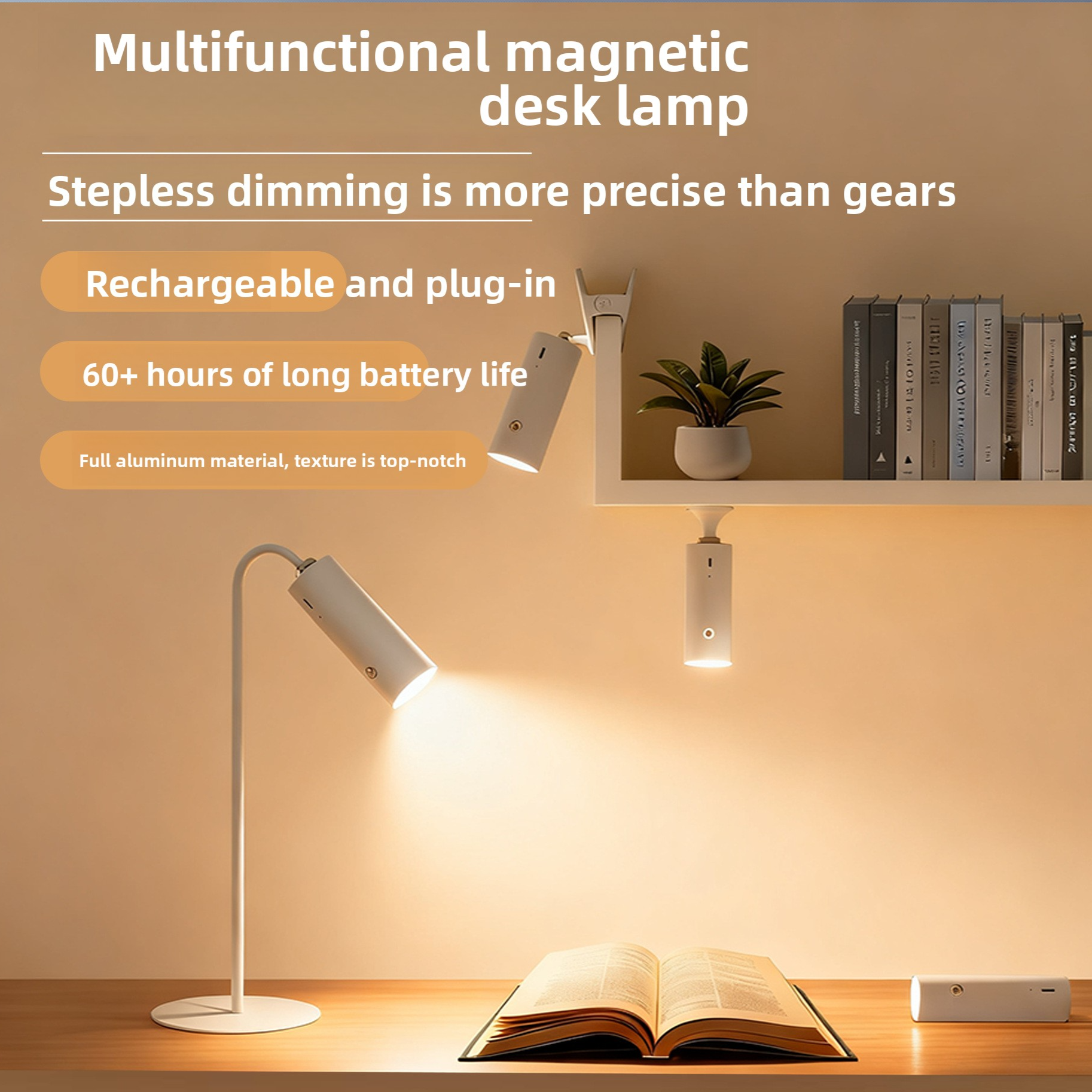 Decorative Desktop Table Lamp with Ambient Lighting