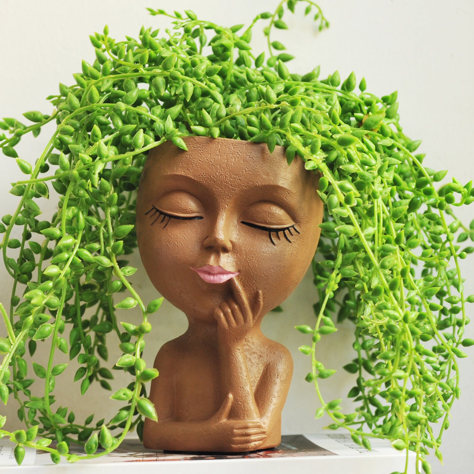 Decorative Face Planter Pot