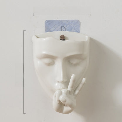 Decorative Face Vase Wall Art