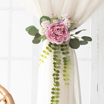 Decorative Floral Curtain Tiebacks