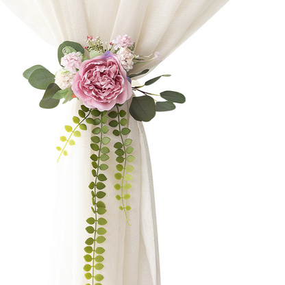 Decorative Floral Curtain Tiebacks