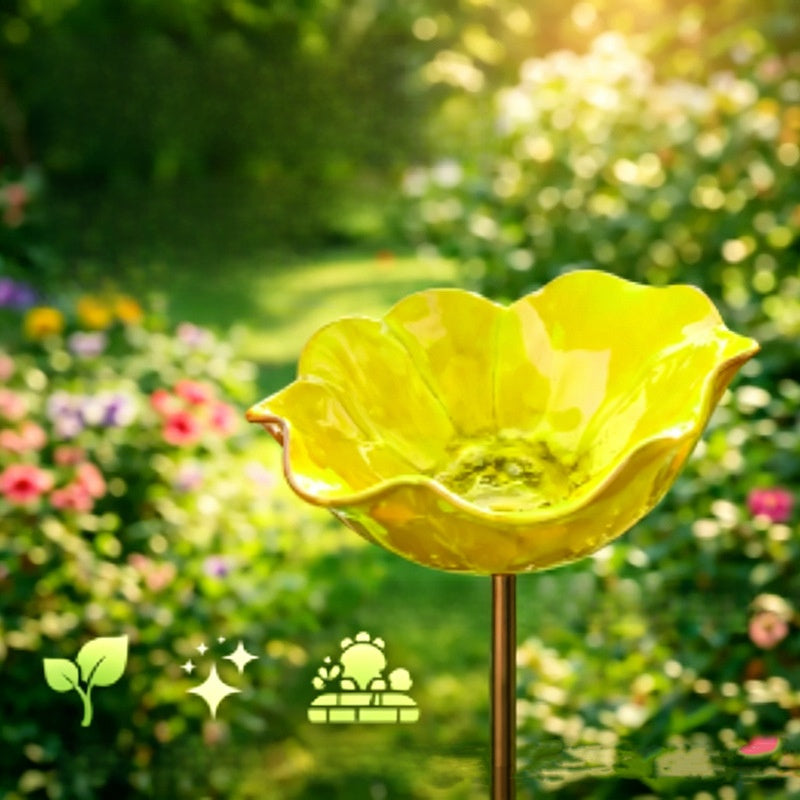 Decorative Garden Bird Feeder with Watering Function