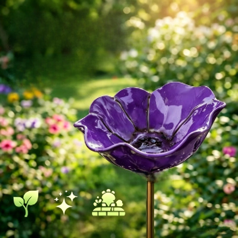 Decorative Garden Bird Feeder with Watering Function