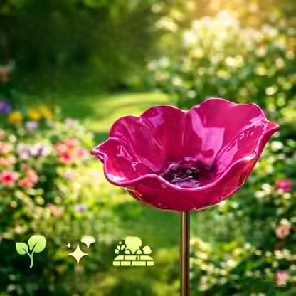 Decorative Garden Bird Feeder with Watering Function