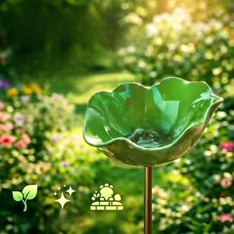 Decorative Garden Bird Feeder with Watering Function