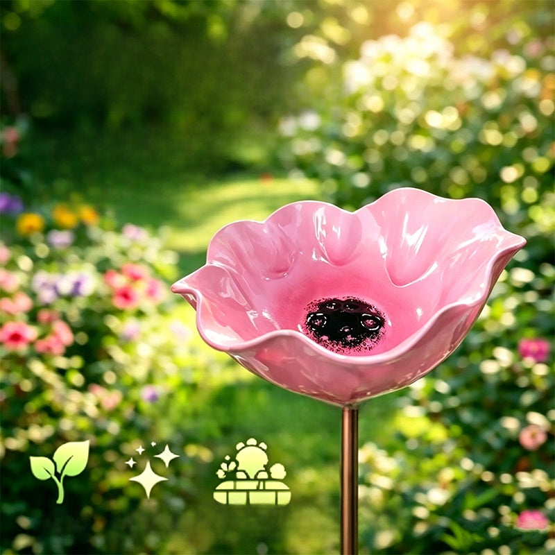 Decorative Garden Bird Feeder with Watering Function