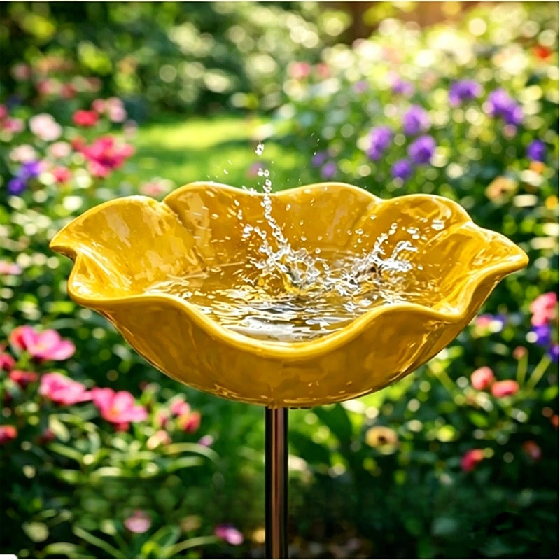 Decorative Garden Bird Feeder with Watering Function