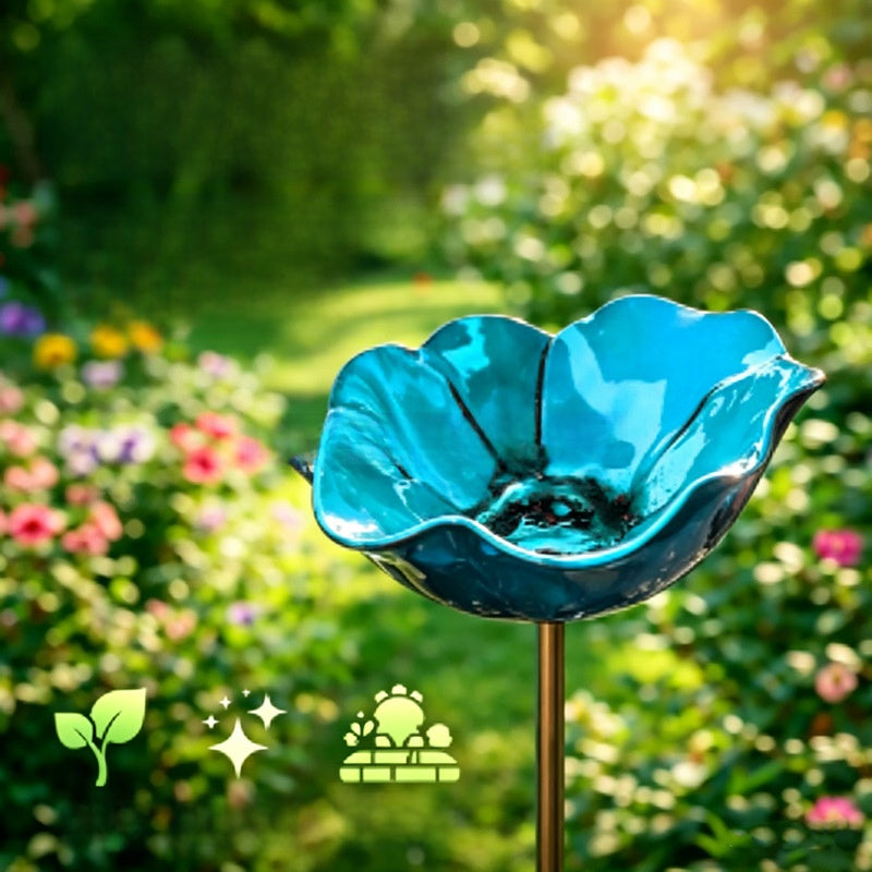 Decorative Garden Bird Feeder with Watering Function